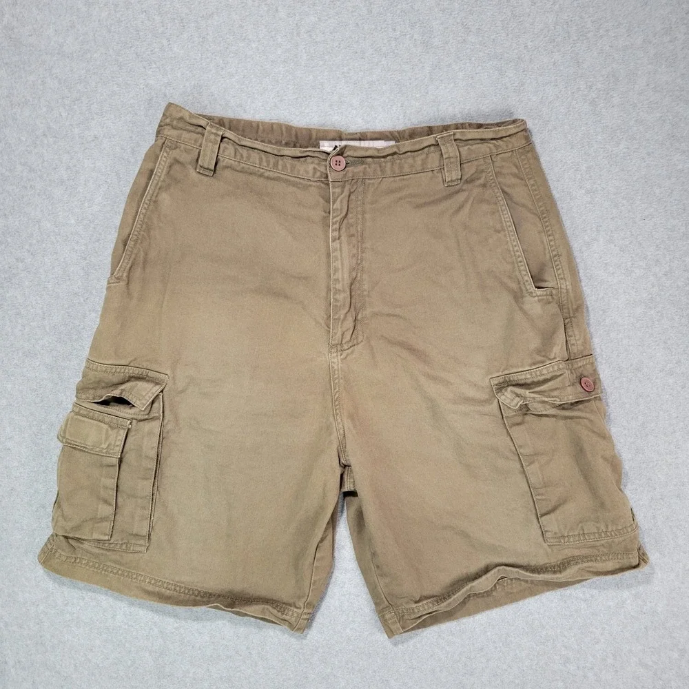 No Fear Mens Vintage Faded Distressed‎ Baggy Skater Shorts 33 90s Grunge USA